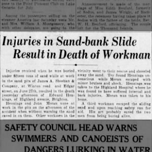Sand-Bank Death